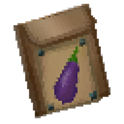 Aubergine Seed Bag